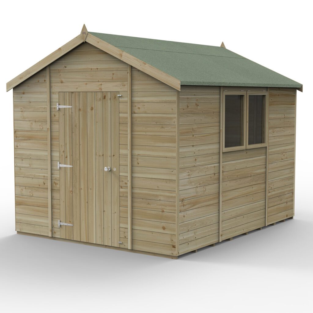 Timberdale 10×8 Apex Shed with Installation 5013053189047 2